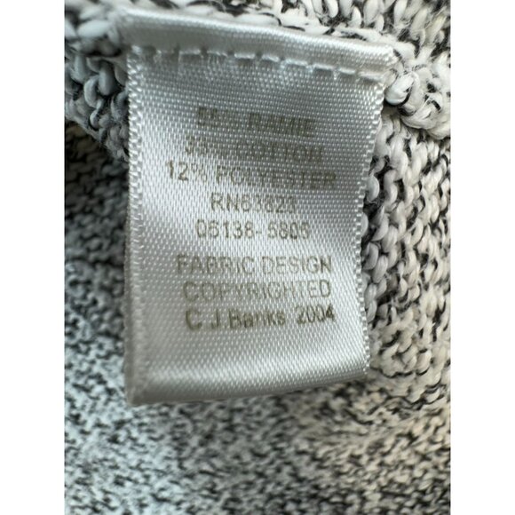 CJ Banks Womens Hand Embroidered Sweater Size X Gray Wool Blend 1/4 Zip - Picture 5 of 13